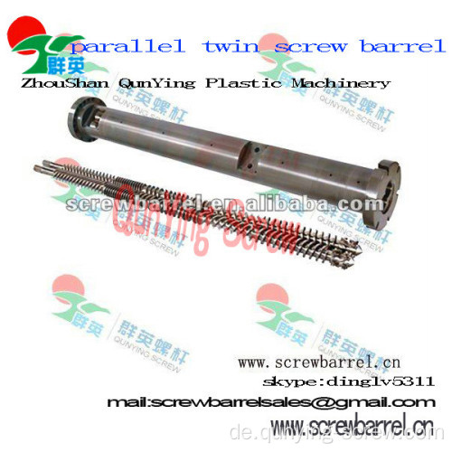 Bimetall China Parallel-Twin Screw Barrel für hochwertige Maschine